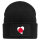 Beanie mit Patch Japan Flagge Herz Black