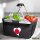 Einkaufskorb faltbar Japan Flagge Herz 20 Liter Black