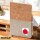 Notizbuch A5 Japan Flagge Herz 80 Blatt inkl. Kugelschreiber