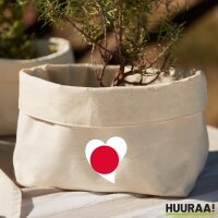 Organizer Japan Flagge Herz