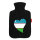 Wärmflasche Usbekistan Flagge Herz