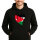 Unisex Hoodie Jordanien Flagge Herz