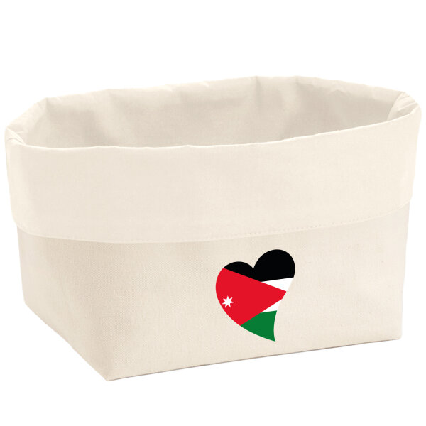 Organizer Jordanien Flagge Herz