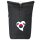Kurierrucksack Südkorea Flagge Herz 30-44 Liter Black Melange