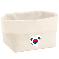 Organizer Südkorea Flagge Herz