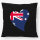 Kissen Australien Flagge Herz 40x40cm