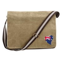 Umhängetasche Australien Flagge Herz 14 Liter