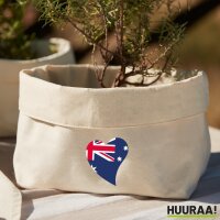 Organizer Australien Flagge Herz