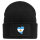 Beanie mit Patch Argentinien Flagge Herz Black