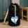 Seesack Argentinien Flagge Herz 20 Liter Black