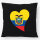 Kissen Ecuador Flagge Herz 40x40cm