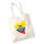 Jutebeutel Ecuador Flagge Herz 10 Liter