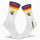 Unisex Socken Ecuador Flagge Herz Baumwolle