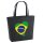 Filzshopper Brasilien Flagge Herz, 22 Liter