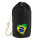 Seesack Brasilien Flagge Herz 20 Liter Black