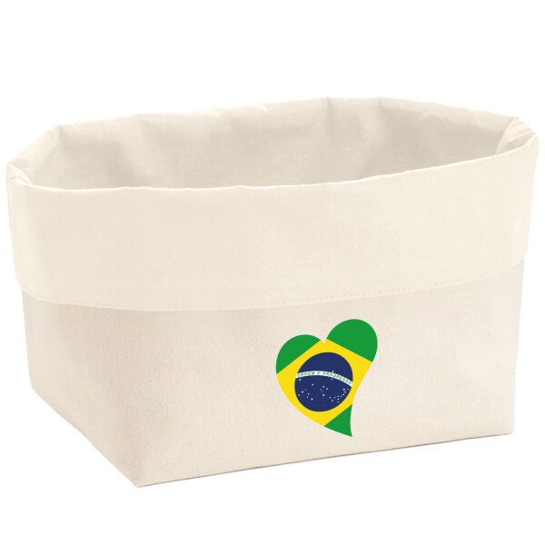 Organizer Brasilien Flagge Herz
