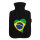 Wärmflasche Brasilien Flagge Herz