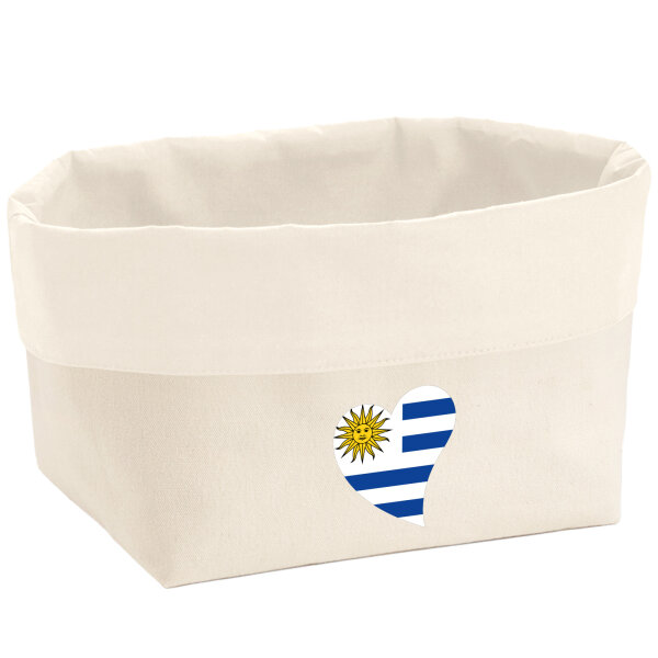 Organizer Uruguay Flagge Herz