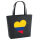 Filz Shopper Kolumbien Flagge Herz 22 Liter