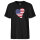 Herren T-Shirt USA Flagge Herz