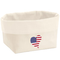 Organizer USA Flagge Herz