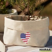 Organizer USA Flagge Herz