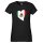 Damen T-Shirt Mexiko Flagge Herz