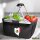 Einkaufskorb faltbar Mexiko Flagge Herz 20 Liter Black