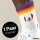 Unisex Socken Mexiko Flagge Herz Baumwolle