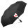 Regenschirm Kanada Flagge Herz 98cm Schwarz