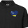 Herren Polo Shirt Curacao Flagge Herz