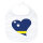 Baby Lätzchen Curacao Flagge Herz Klettverschluss