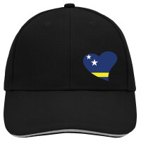 Kappe Curacao Flagge Herz