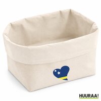 Organizer Curacao Flagge Herz