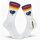 Unisex Socken Curacao Flagge Herz Baumwolle