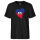 Herren T-Shirt Haiti Flagge Herz