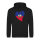 Unisex Hoodie Haiti Flagge Herz