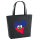 Filz Shopper Haiti Flagge Herz 22 Liter