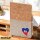 Notizbuch A5 Haiti Flagge Herz 80 Blatt inkl. Kugelschreiber