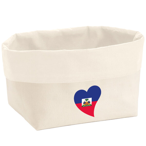 Organizer Haiti Flagge Herz