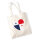 Jutebeutel Panama Flagge Herz 10 Liter