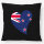 Kissen Neuseeland Flagge Herz 40x40cm