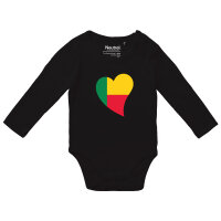 Baby Body Benin Flagge Herz