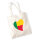 Jutebeutel Benin Flagge Herz 10 Liter