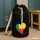 Seesack Benin Flagge Herz 20 Liter Black