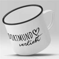 Emaille Tasse Dortmund  Vintage 300ml