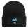 Beanie mit Patch Botswana Flagge Herz Black