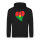 Unisex Hoodie Burkina Faso Flagge Herz