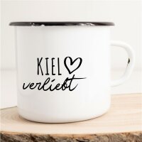 Emaille Tasse Kiel  Vintage 300ml
