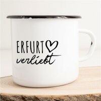 Emaille Tasse Erfurt  Vintage 300ml